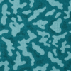 Short-sleeve teal kids' t-shirt with an abstract pattern design