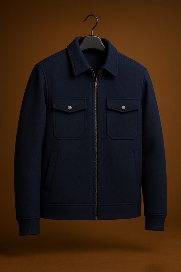 IMG-20251101-WA0004 Men’s Navy Blue Zip-Up Hoodie