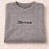 Light Grey Oversized “Worldwide” Graphic T-Shirt for Men