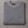 Dark Grey “Worldwide” Embossed Graphic Oversized T-Shirt for Men