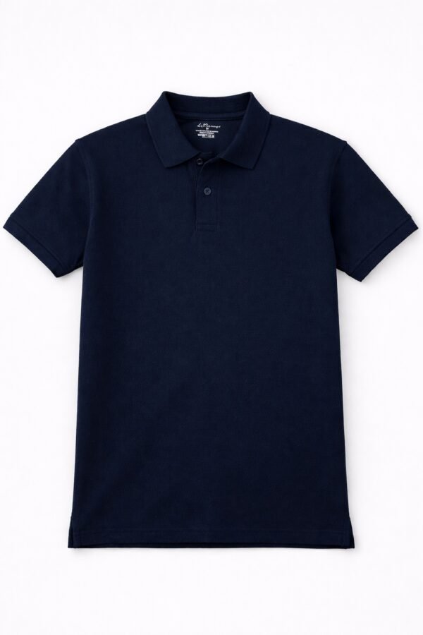 Men’s Classic Navy Blue Polo Shirt
